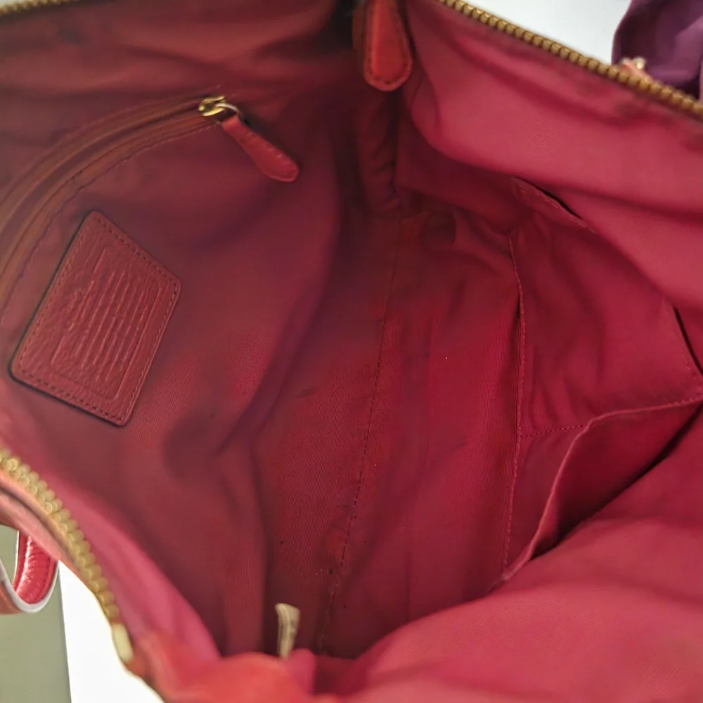 Coach Pink Tote/Satchel Bag - Picture 3 of 5